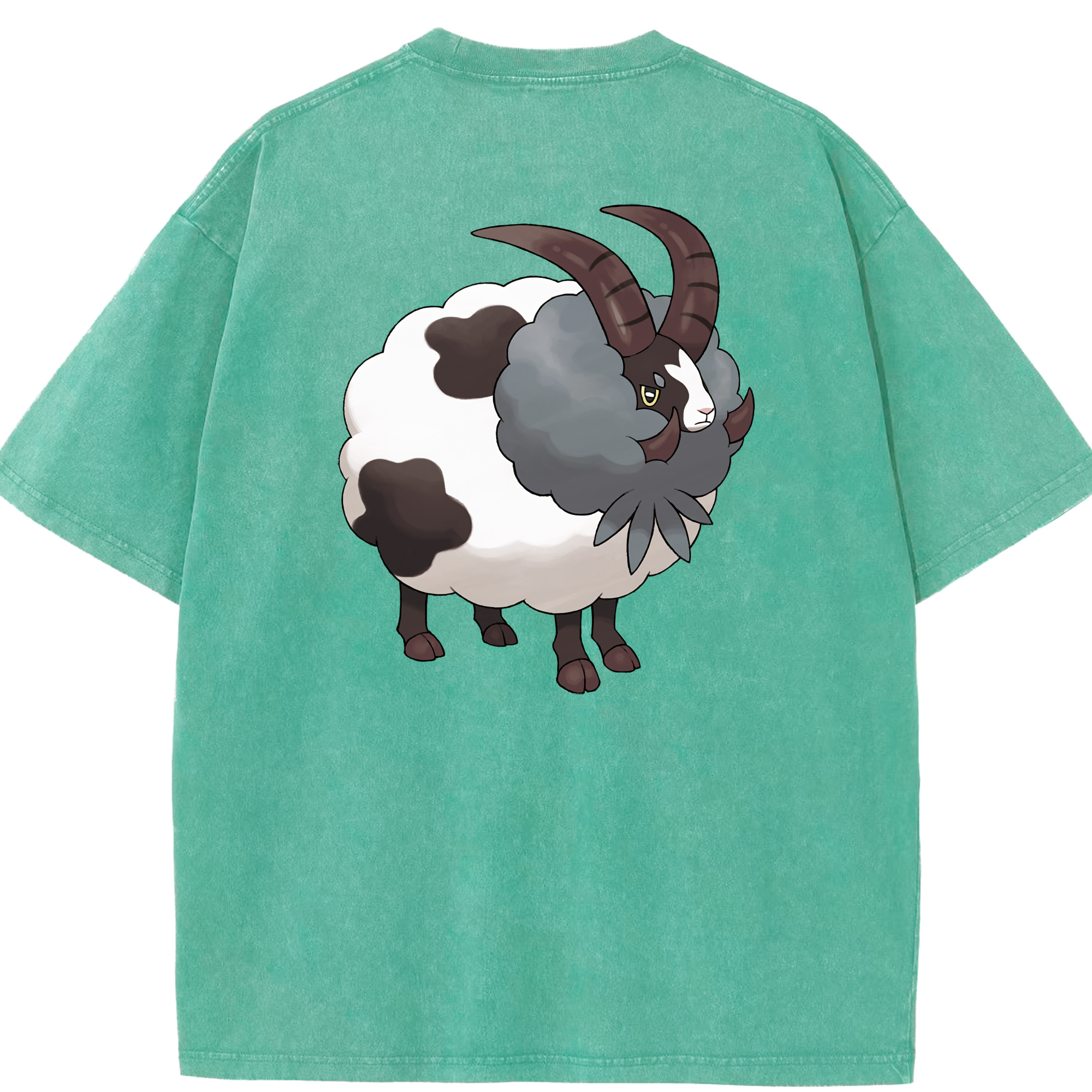 （画像用） ポケットモンスター Pokémon 綿100% ヴィンテージ風 半袖Tシャツ（背面プリント）